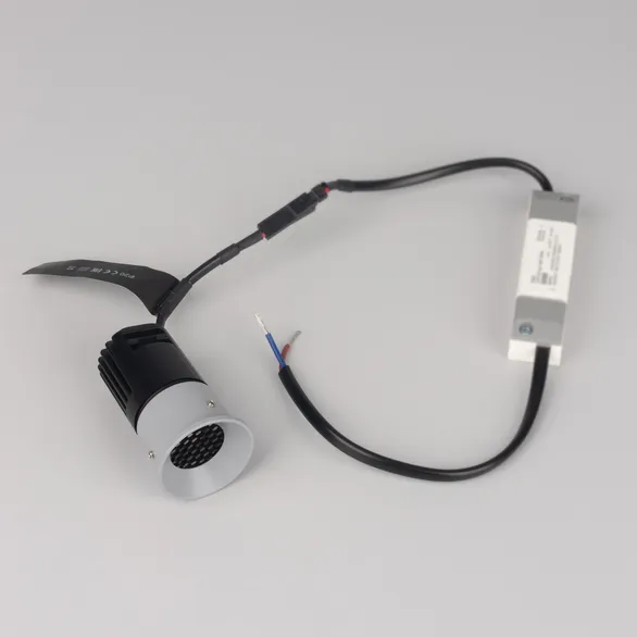 Светильник безрамочный DL-INTRAL-R39-6W Day4000 (Серый RAL7045, 50 deg, 230V) (Arlight, IP20 Металл, 5 лет)