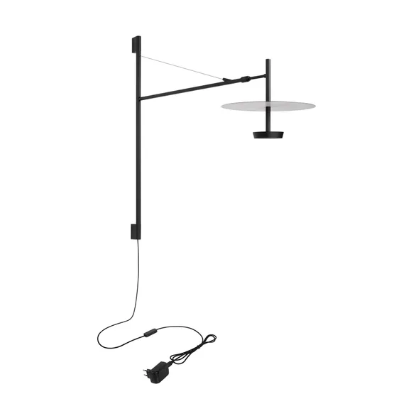 Светильник SP-CAMPANA-WALL-L1450-9W Warm3000 (BK, 130 deg, 230V, TELESCOPIC) (Arlight, IP20 Металл, 5 лет)