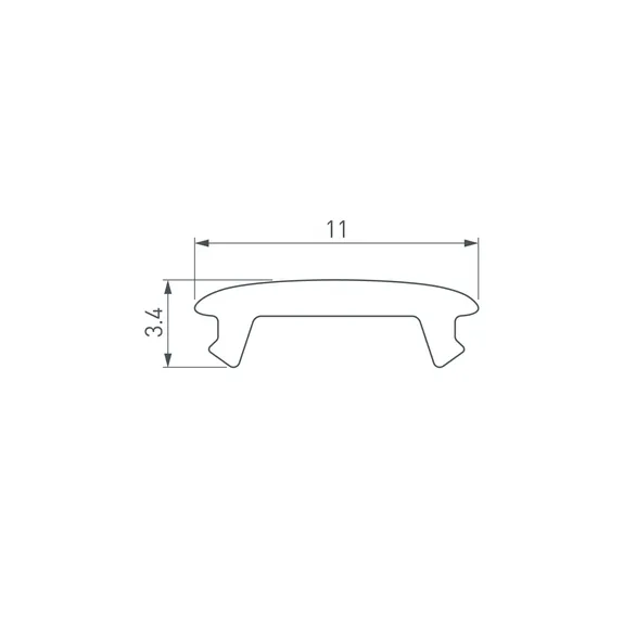 Экран STRETCH-SHADOW-10m OPAL-PVC (A2-CONTOUR-PRO) (Arlight, -)