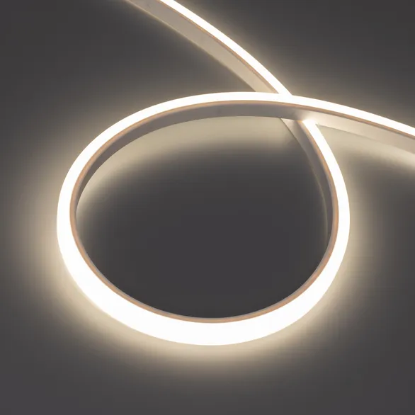 Светодиодная лента герметичная WAVE-TOP-PU-A144-10x10mm 24V Day4000 (5 W/m, IP68, 3m, wire x1) (Arlight, Вывод боковой, 3 года)