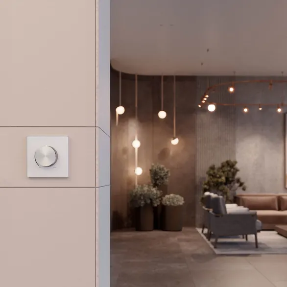 INTELLIGENT ARLIGHT Роторная панель SMART-DALI-301-31-DT6/DT8 Белая (BUS/24V, встраив., Tuya Wi-Fi) (IARL, -)