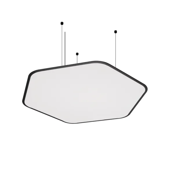 Светильник SP-TIARA-SLIM-HANG-H50-L800x720-75W Day4000 (BK, 160 deg, 230V) IP33 (Arlight, Металл)