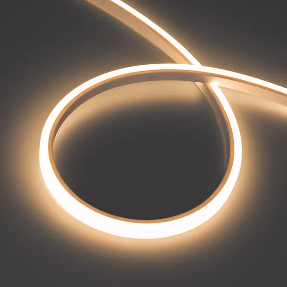 Светодиодная лента герметичная WAVE-TOP-PU-A144-10x10mm 24V Warm3000 (5 W/m, IP68, 1m, wire x1) (Arlight, Вывод боковой, 3 года)