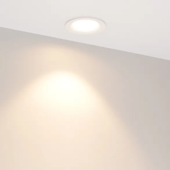 Светильник MS-FOGGY-BUILT-R86-10W Warm3000 (WH, 60 deg, 230V) (Arlight, IP54 Металл, 5 лет)