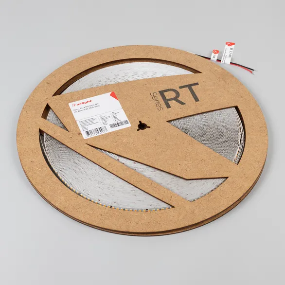 Светодиодная лента RT-A160-8mm 24V White6000 (12 W/m, IP20, 2835, 50m) (Arlight, высок.эфф.150 лм/Вт)