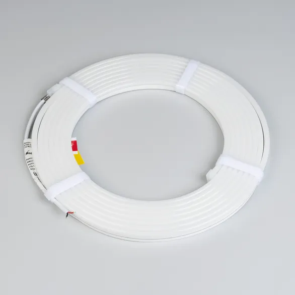 Светодиодная лента герметичная HALO-SIDE-A168-6x13mm 24V Yellow (10 W/m, IP67, 2835, 5m) (Arlight, Силикон)