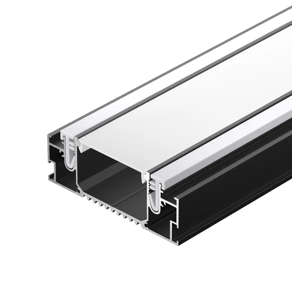 Профиль STRETCH-41-CEIL-CENTER-2000 BLACK (Arlight, Алюминий)