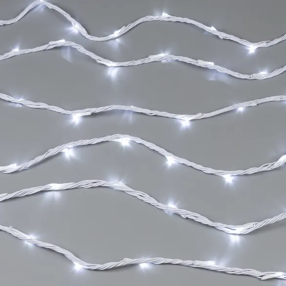 Светодиодная гирлянда ARD-STRING-HOME-10000-WHITE-99LED-RUN WHITE (230V, 10.5W) (Ardecoled, IP20)