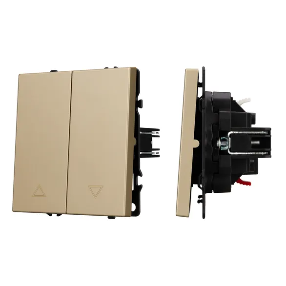 Механизм выключателя управления шторами SWT-NOBE-MKR2-SFPL-GD (230V, 10A) (Arlight, -)