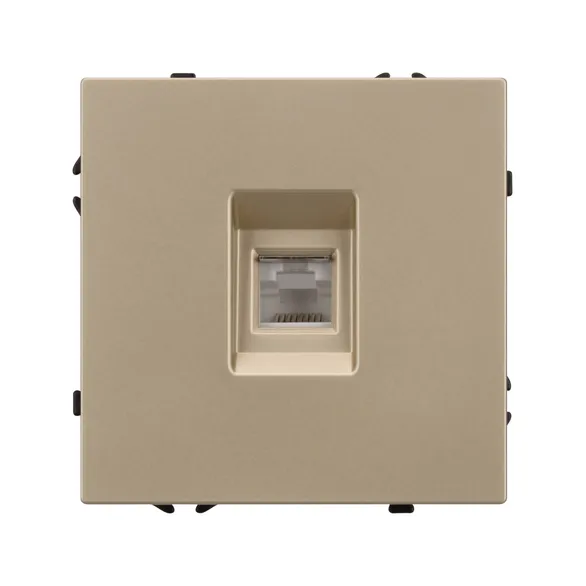 Механизм компьютерной розетки SCT-NOBE-MPC1-SFPL-GD (RJ-45, CAT6) (Arlight, -)