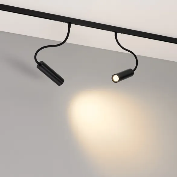 Светильник MAG-MICROCOSM-SPOT-FLEX-R26-5W Warm3000 (BK, 24 deg, 24V) (Arlight, IP20 Металл, 5 лет)