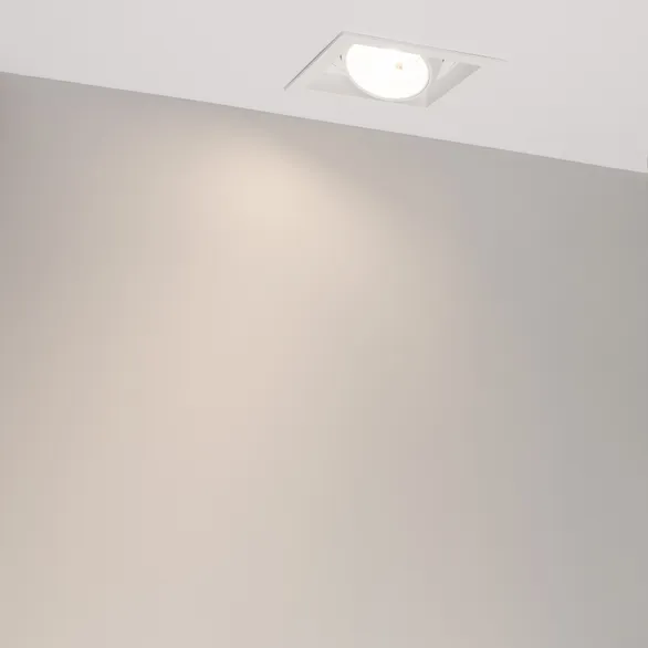 Светильник MS-VORTEX-BUILT-S140x140-30W Day4000 (WH-WH, 50 deg, 230V) (Arlight, IP20 Металл, 5 лет)