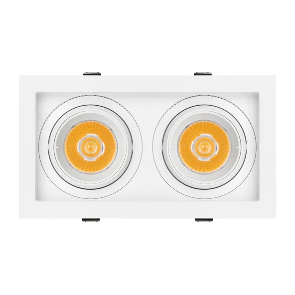 Светильник MS-VORTEX-BUILT-S210x117-2x20W Day4000 (WH-WH, 20 deg, 230V) (Arlight, IP20 Металл, 5 лет)