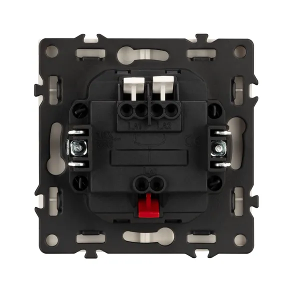 Механизм выключателя двухклавишный непроходной LED SWT-NOBE-MK02-SFPL-L-WH (230V, 10A) (Arlight, -)