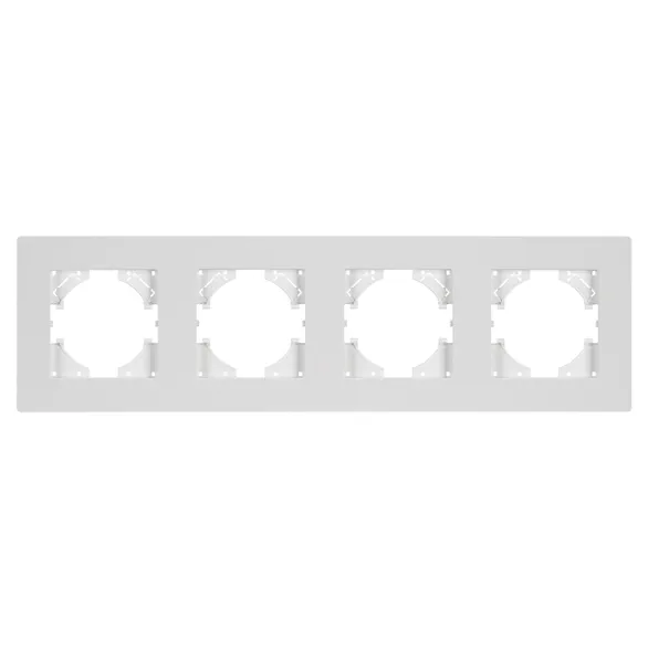 Рамка пластиковая FRM-PERIO-PL-4-WH (Arlight, -)