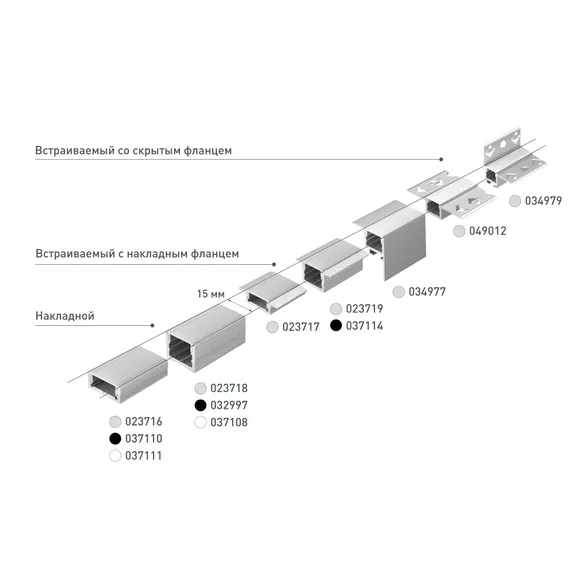 Профиль SL-SLIM-H7-2000 ANOD (Arlight, Алюминий)