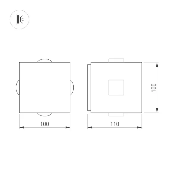 Светильник LGD-VERSATI-4x3W Day4000 (Черный, 4x3 deg, 230V) (Arlight, IP65 Металл, 3 года)
