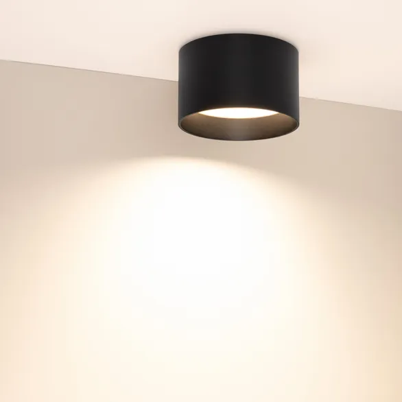 Светильник SP-BISCOTTO-R140-15W Warm3300-MIX (BK, 80 deg, 230V) (Arlight, IP54 Металл, 5 лет)