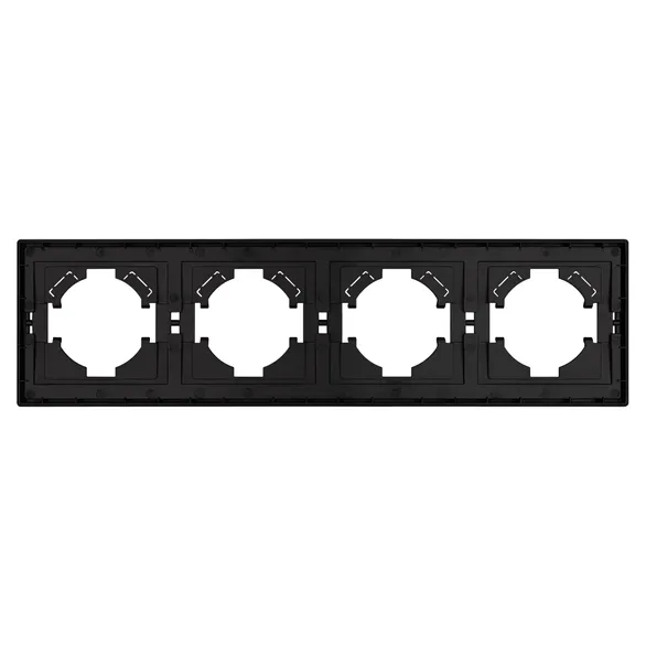 Рамка пластиковая FRM-TENDO-SFPL-4-BK (Arlight, -)