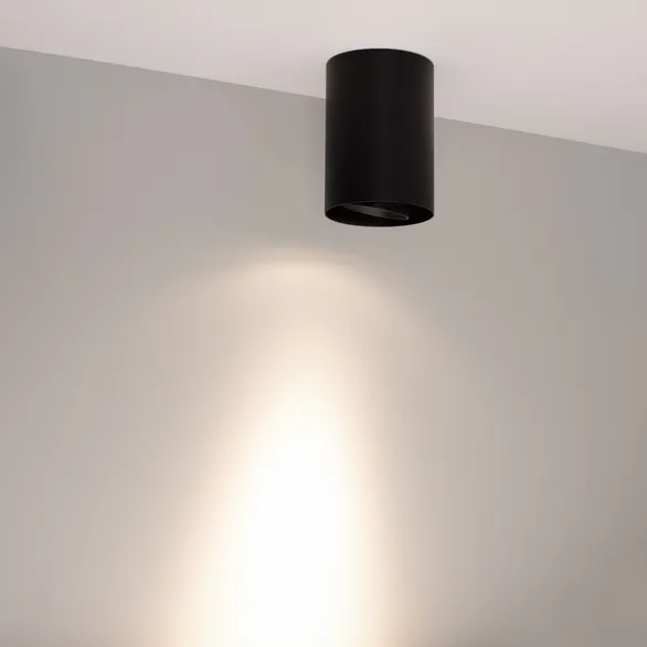 Светильник SP-FOCUS-R86-10W Day4000 (BK, 15 deg, 230V) (Arlight, IP54 Металл, 5 лет)
