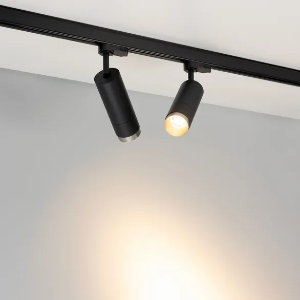 Светильник LGD-GESTIA-TRACK-4TR-R56-15W Warm3000 (Черный-никель, 25-50 deg, 230V) (Arlight, IP20 Металл, 5 лет)