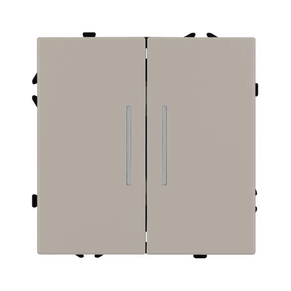Механизм выключателя двухклавишный проходной LED SWT-NOBE-MKP2-SFPL-L-CA (230V, 10A) (Arlight, -)