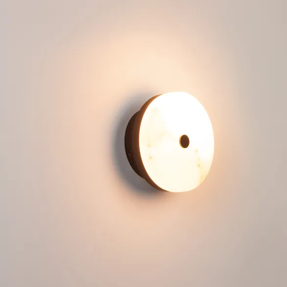 Светильник SP-MENTA-WALL-R165-12W Warm2700 (BK, 130 deg, 230V) (Arlight, IP20, Мрамор, 5 лет)