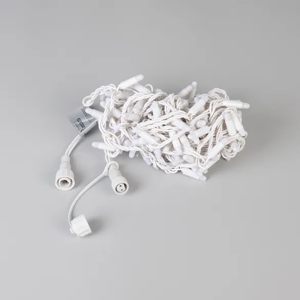 Светодиодная гирлянда ARD-STRING-CLASSIC-10000-WHITE-100LED-MILK-FLASH White (230V, 7W) (Ardecoled, IP65)