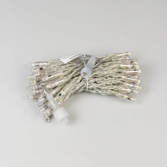 Светодиодная гирлянда ARD-STRING-CLASSIC-9000-CLEAR-60LED-LIVE RGB-SPI (12V, 40W) (Ardecoled, IP65)