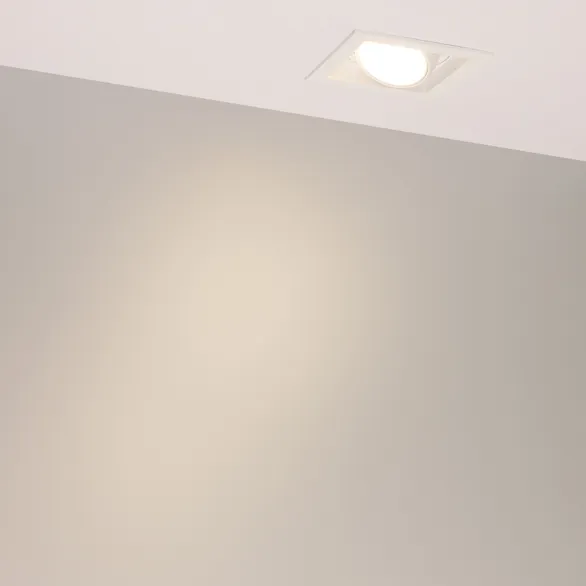 Светильник MS-VORTEX-BUILT-S117x117-20W Warm3000 (WH-WH, 40 deg, 230V) (Arlight, IP20 Металл, 5 лет)