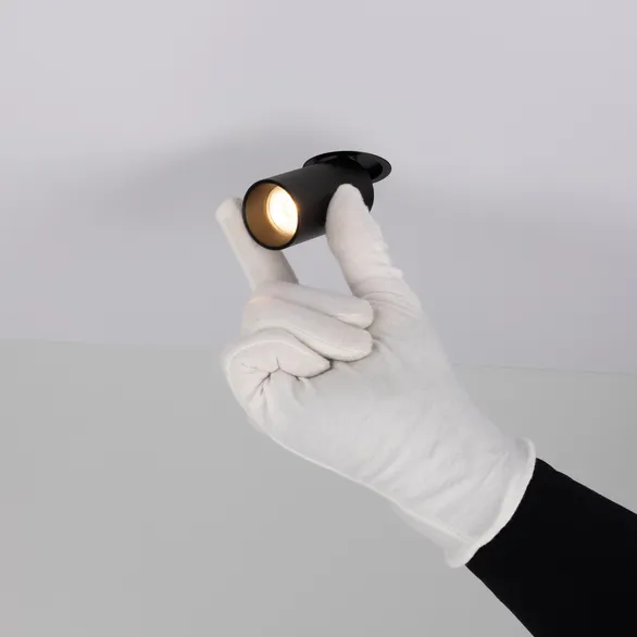 Светильник SP-NUANCE-TRIMLESS-PULL-R35-7W Warm3000 (BK, 36 deg, 230V) (Arlight, IP40 Металл, 5 лет)