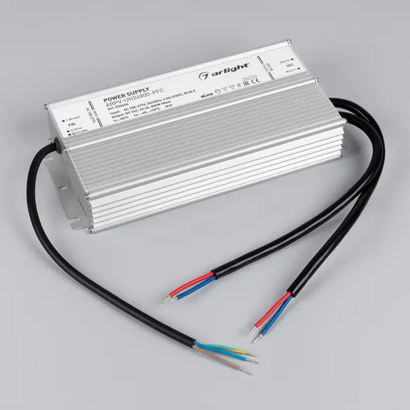 Блок питания ARPV-UH24800-PFC (24V, 33.3A, 800W) (Arlight, IP67 Металл, 7 лет)