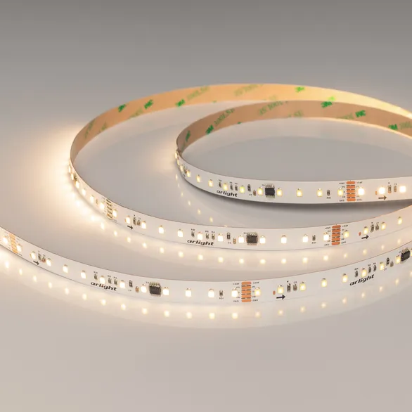 Светодиодная лента DMX-A96-12mm 24V Warm3000-PX12 (14 W/m, IP20, 5m) (Arlight, CRI>90)