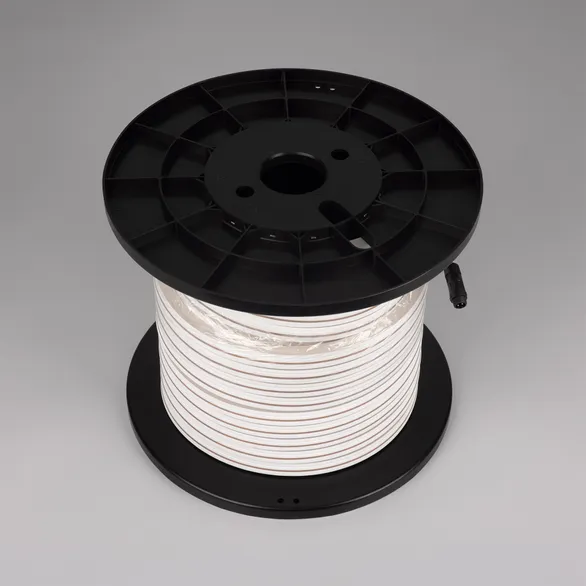Светодиодная лента герметичная MOONLIGHT-PRO-SIDE-X320-12x17mm 48V Warm3000 (10 W/m, IP67, 30m, wire x2) (Arlight, Вывод боковой, 7 лет)
