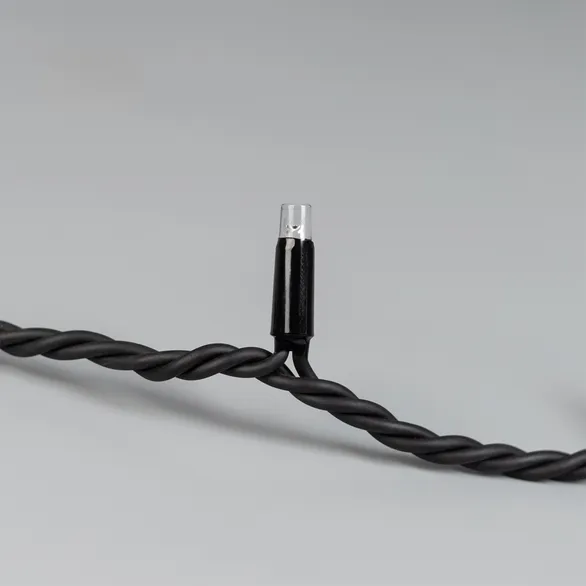 Светодиодная гирлянда ARD-STRING-PRO-10000-BLACK-100LED-FLASH WARM (230V, 7W) (Ardecoled, IP65)