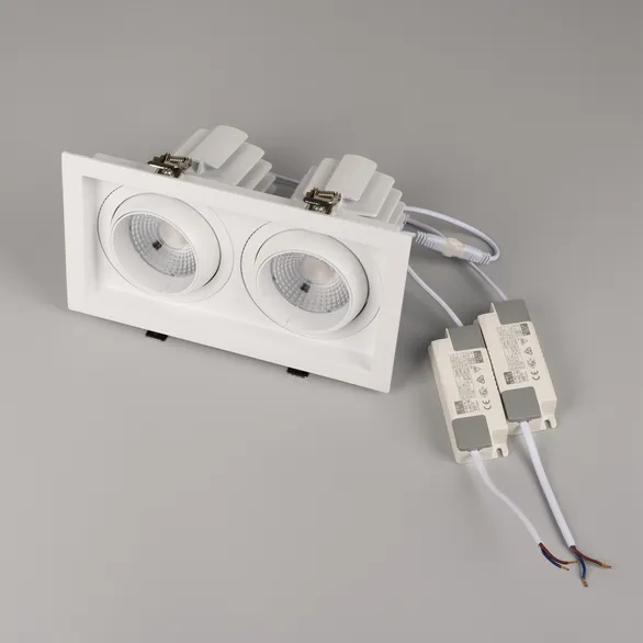 Светильник MS-VORTEX-BUILT-S250x140-2x30W Day4000 (WH-WH, 50 deg, 230V) (Arlight, IP20 Металл, 5 лет)