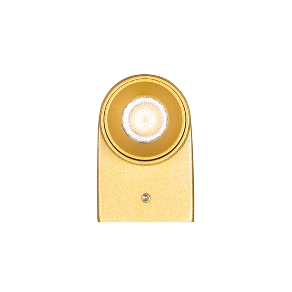 Светильник SP-SPICY-WALL-MINI-S60x39-3W Warm3000 (GD, 40 deg, 230V) (Arlight, IP20 Металл, 3 года)