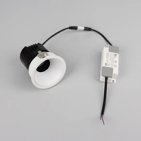 Светильник MS-ARADO-BUILT-R75-12W Warm3000 (WH-WH, 24 deg, 230V) (Arlight, IP20 Металл, 5 лет)