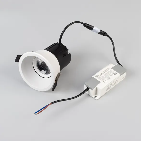 Светильник MS-FLOW-BUILT-R85-6W Day4000 (WH, 55 deg, 230V) (Arlight, IP20 Металл, 5 лет)