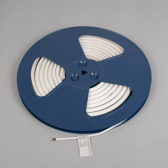 Светодиодная лента герметичная MOONLIGHT-3D-T-X544-10x10mm 24V Day4000 (8 W/m, IP67, 5m, wire x1) (Arlight, Вывод боковой, 5 лет)