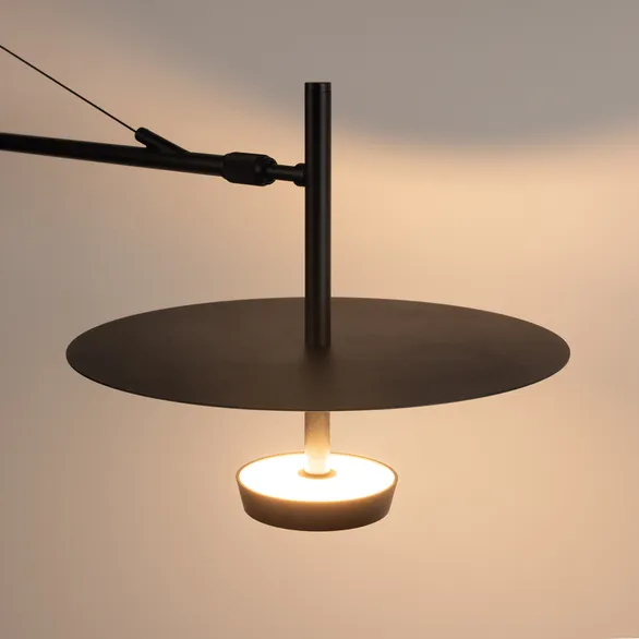 Светильник SP-CAMPANA-WALL-L1450-9W Warm3000 (BK, 130 deg, 230V, TELESCOPIC) (Arlight, IP20 Металл, 5 лет)