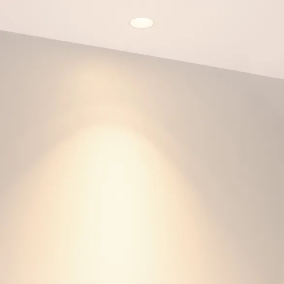 Светильник MS-INVISIO-TRIMLESS-R45-10W Warm3000 (WH-WH, 36 deg, 230V) (Arlight, IP54 Металл, 5 лет)