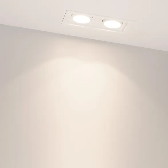 Светильник MS-VORTEX-BUILT-S170x90-2x12W Day4000 (WH-WH, 20 deg, 230V) (Arlight, IP20 Металл, 5 лет)