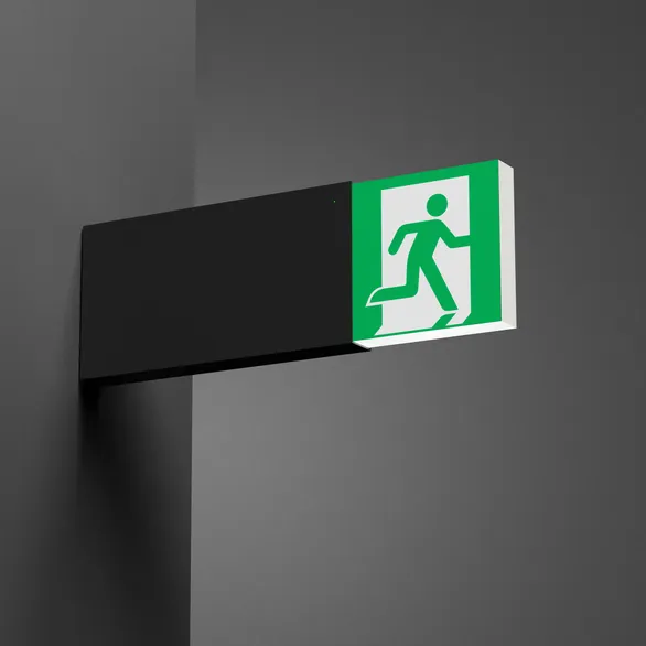 Световой указатель EMG-MARK-L-3H-BK (Arlight, IP40 Металл, 5 лет)