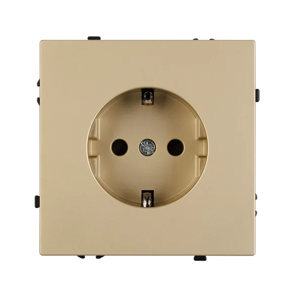 Механизм электрической розетки SCT-NOBE-MEU1-SFPL-GD (230V, 16A) (Arlight, -)