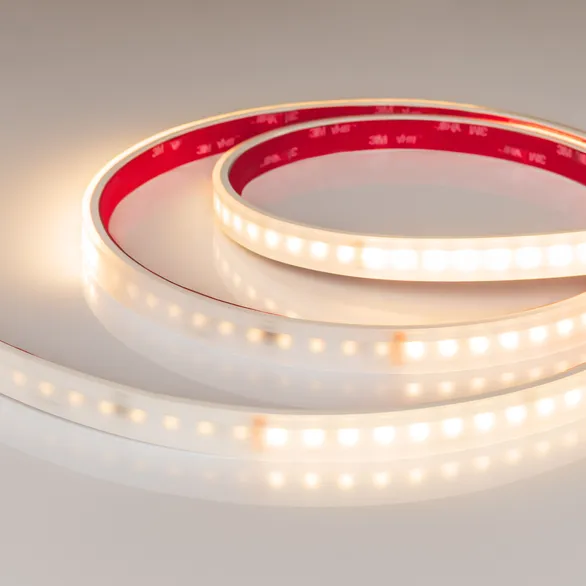 Светодиодная лента герметичная DMX-PS-A96-14mm 24V Warm2700-PX12 (14 W/m, IP67, 5m) (Arlight, CRI>90)