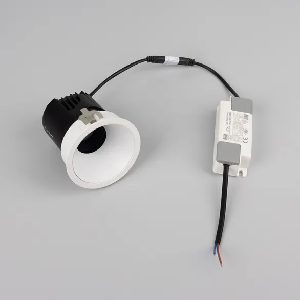 Светильник MS-ARADO-BUILT-R75-12W Warm3000 (WH-WH, 55 deg, 230V) (Arlight, IP20 Металл, 5 лет)