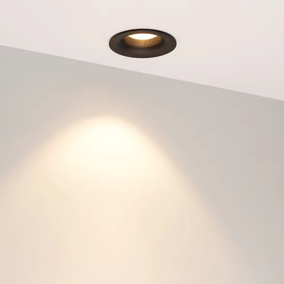 Светильник MS-FOGGY-BUILT-R86-10W Warm3000 (BK, 60 deg, 230V) (Arlight, IP54 Металл, 5 лет)