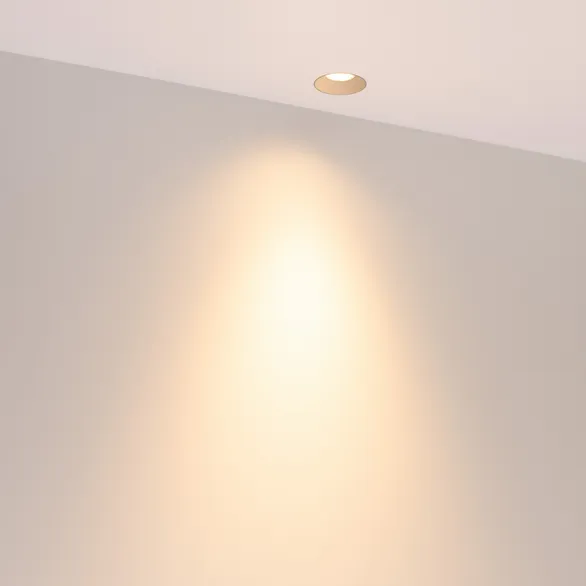 Светильник безрамочный DL-INTRAL-R39-6W Warm3000 (Серый RAL7045, 50 deg, 230V) (Arlight, IP20 Металл, 5 лет)