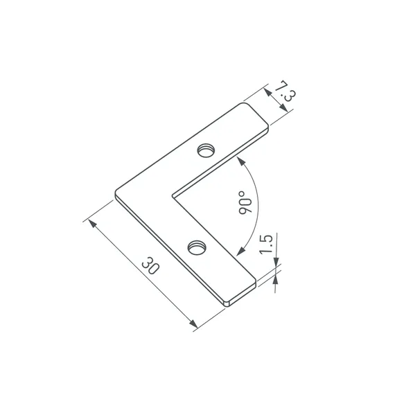 Соединитель профиля LINE-6070-L90 Set (Arlight, Металл)
